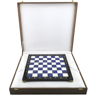 Шахматы подарочные с лазуритом "Викинги" 365*365мм.