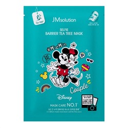 JMsolution Маска тканевая противовоспалительная с экстрактом чайного дерева / Disney Collection Selfie Barrier Tea Tree Mask, 30 мл