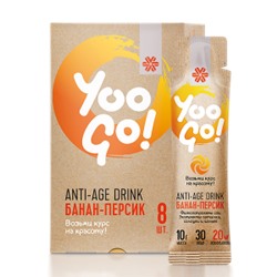 Напиток Anti-age Drink «Банан-персик» - Yoo Gо