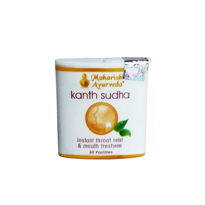 KANTH SUDHA (KASNI) Maharishi Ayurveda (Кантх Судха, антисептик, от першения в горле, Махариши Аюрведа), 30 драже.