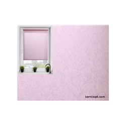 Рулонная штора с текстурой (розовая)
