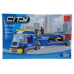 Конструктор City 248дет. Эвакуатор и машина 32*21см / коробка 25503