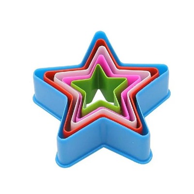 Набор форм для печенья «Звезда», 5 шт