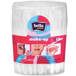 Ватные палочки BELLA 72шт для макияжа