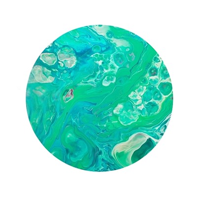 Набор для рисования «Жидкий акрил» 3 в 1 (зеленые цвета)