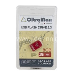 USB Flash 8GB Oltramax (330) красный