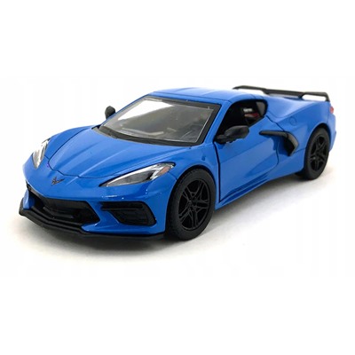 Kinsmart. Модель арт.КТ5432/2 "Corvette 2021" 1:36 (синяя) инерц.
