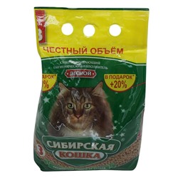 Наполнитель Сибирская кошка Лесной 3л