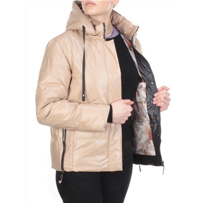 8269 BEIGE Куртка демисезонная женская BAOFANI (100 гр. синтепон) размер 50