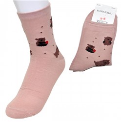 Носки женские "Тедди" (розовый)