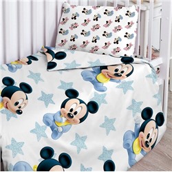 КПБ в детскую кроватку поплин Disney Baby <738380 Мики Маус>