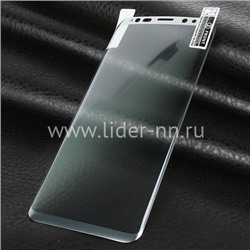 Гибкое стекло для  Samsung Galaxy S9  на экран (без упаковки) серебро