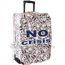 Чехол на чемодан "No crisis"