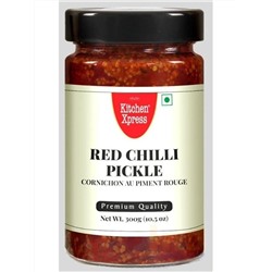 RED CHILLI PICKLE, Kitchen Xpress (ПИКУЛИ КРАСНЫЙ ПЕРЕЦ ЧИЛИ, Китчен Экспресс), 300 г.