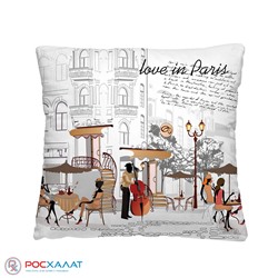 Декоративная подушка С любовью из Парижа ПДД-09