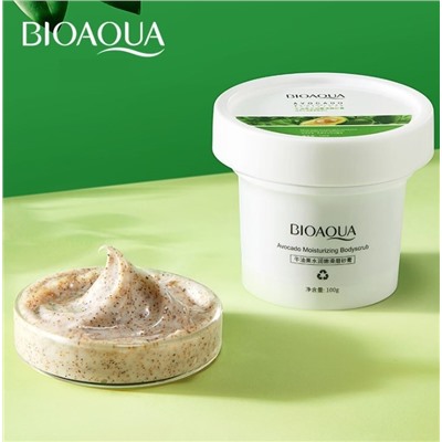 SALE! BIOAQUA Скраб для тела с маслом ши и авокадо , 100 гр.