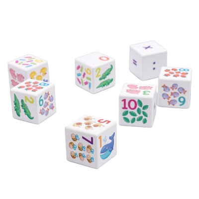 Развивающие кубики для умников «Арифметика» (12 штук)