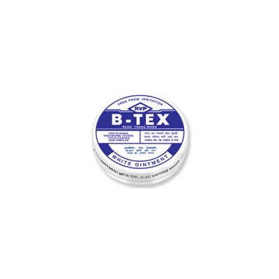 B-TEX White Ointment, RVP (БИ-ТЕКС, мазь, травяное средство от экземы лишая, трещин, РВП), 14 г.