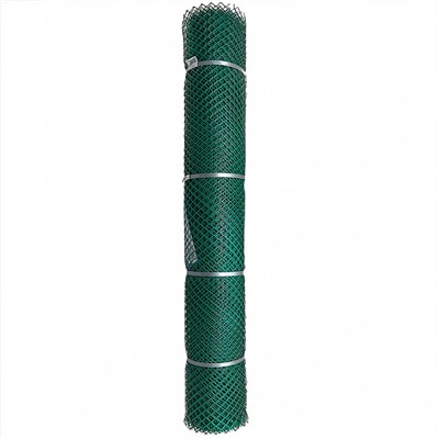 Сетка садовая пластиковая ромбическая 15×15 мм, 1,5×20 м ПРОФИ