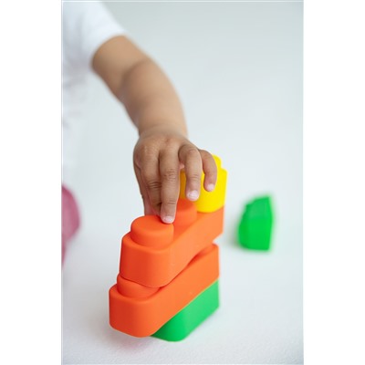 Детская игрушка для ванной "Мягкие кирпичики" Серия «Baby Toys» (5 штук)