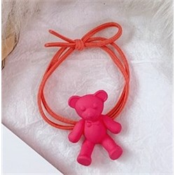 Резинка для волос "Мишка" розовый