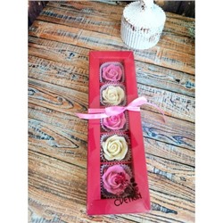 Подарочный набор Розы из шоколада 5 штук