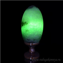 Солевая лампа "Ночник" 110*110*270мм 2-4кг, свечение зеленое.