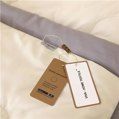 Комплект постельного белья Однотонный Сатин с Одеялом (простынь на резинке) FBR007