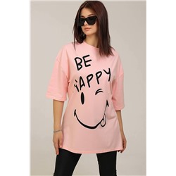 Розовая футболка с принтом 39900