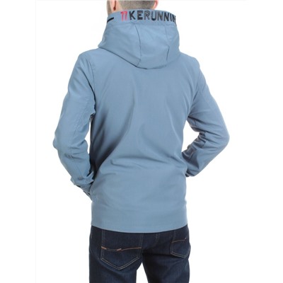 77KE GRAY/BLUE Куртка мужская демисезонная 77KE (100% полиэстер) размер M- 40 российский