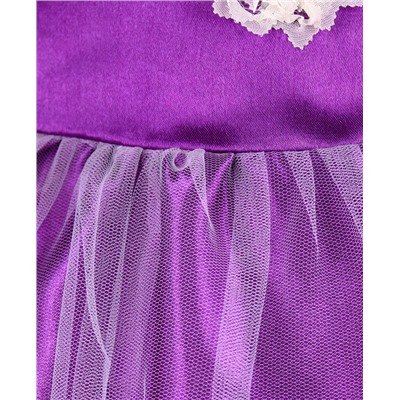 Нарядное фиолетовое платье для девочки 84032-ДН19