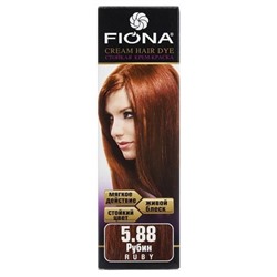 FIONA Стойкая крем-краска д/волос  5.88 Рубин