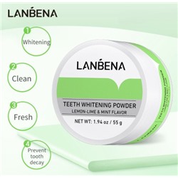 LANBENA Отбеливающий зубной порошок с лаймом LB3725 55 г