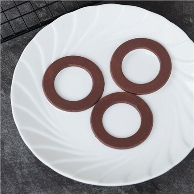 Силиконовый мат для отливки шоколада «Кольцо»