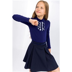 Однотонная юбка для девочки Vulpes V-48-21 синий