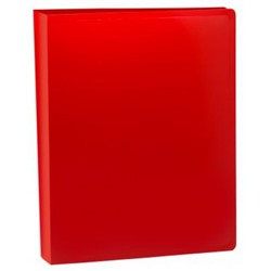 Папка с боковым зажимом пластиковая -ECB04CRED 0.5мм красная (1496693) BURO
