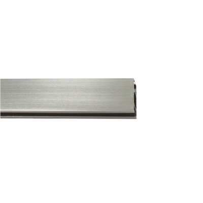 Карниз алюминиевый Хай-тек с наконечником Заглушка, 3-рядный, сатин, ø 32*12 мм  (ax-200109-gr)