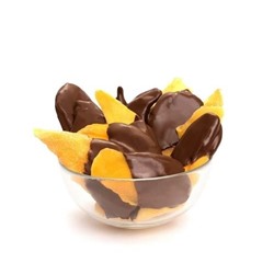 Ломтики натурального манго в шоколаде 500гр.