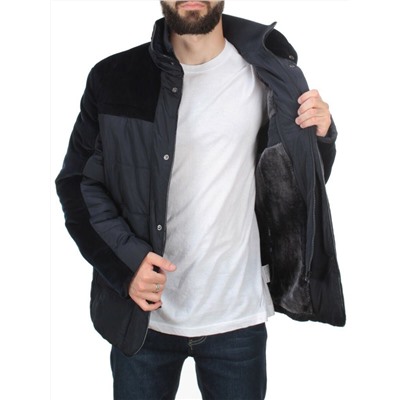 J8200 DEEP BLUE Куртка мужская зимняя NEW B BEK (150 гр. холлофайбер) размеры 46-48-50-52-54