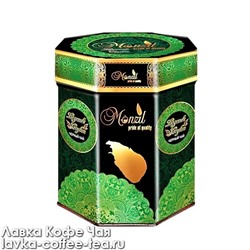 чай чёрный Monzil Легенда Цейлона, зелёная банка 200 г.