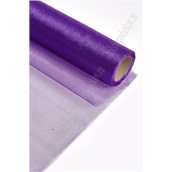 Органза 48 см*10 ярд (SF-354) темно-фиолетовый №465