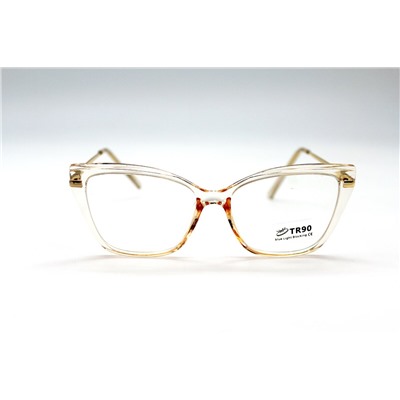 Компьютерные очки с футляром - CLAZIANO 9017 прозрачный бежевый