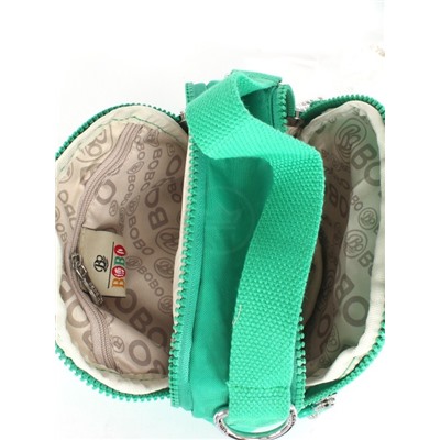 Сумка женская текстиль BoBo-6662-3,  2отд,  плечевой ремень,  зеленый 255289