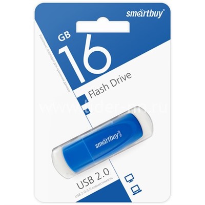 USB Flash 16GB SmartBuy Scout синий 2.0