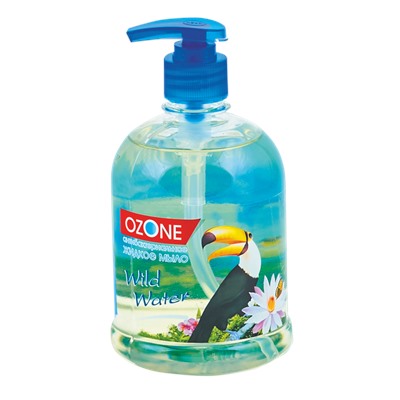Антибактериальное жидкое мыло OZONE "Wild water"  500 г