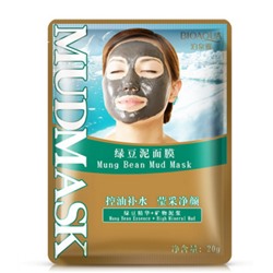 Очищающая маска «BIOAQUA»  с вулканической грязью и бобами Мунг.(7069)