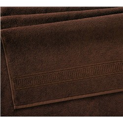 Полотенце махровое Орнамент коричневый, 30*60