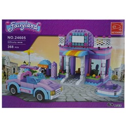 Конструктор Fairy Land 368дет. Дом, кабриолет 37*28cм / коробка 24605