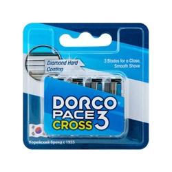 Кассета DORCO PACE3 CROSS 3лезвия 4шт.