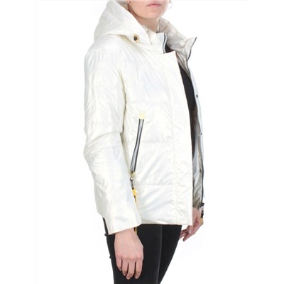 8262 WHITE Куртка демисезонная женская BAOFANI (100 гр. синтепон) размеры 46-48-50-52-54-56